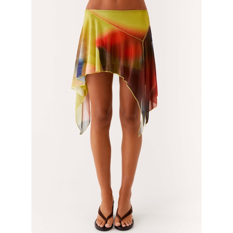 Lustra Mini Skirt – Moody Floral Moody Floral US 0