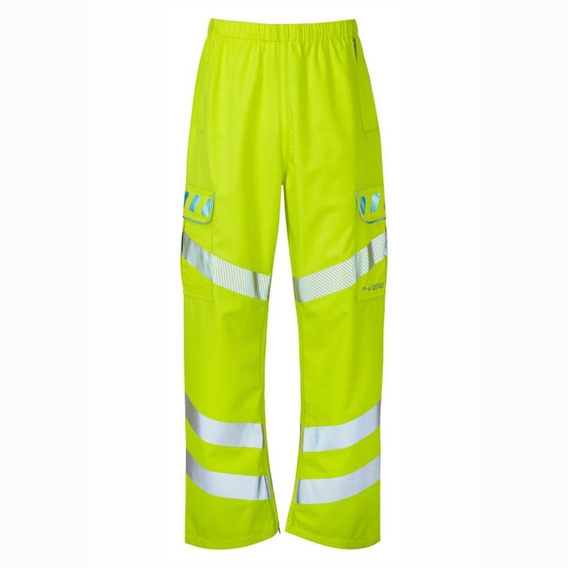 PULSAR EVO101 Evolution HV Yellow Waterproof Breathable Over Trouser Yellow 2XL