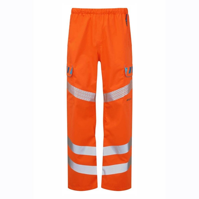 PULSAR EVO251 Evolution HV Orange Waterproof Breathable Over Trouser Orange 2XL