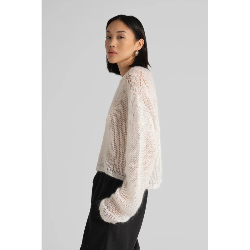 STEPHL Cropped Sweater Off White S/M