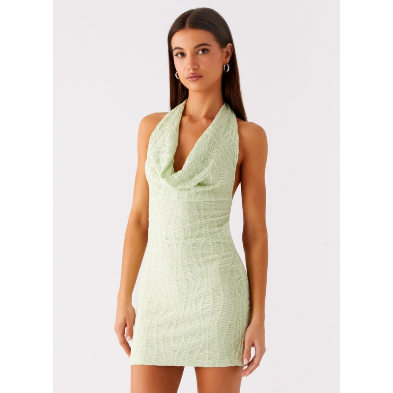 Thistle Mini Dress – Forest Sage Forest Sage US 0