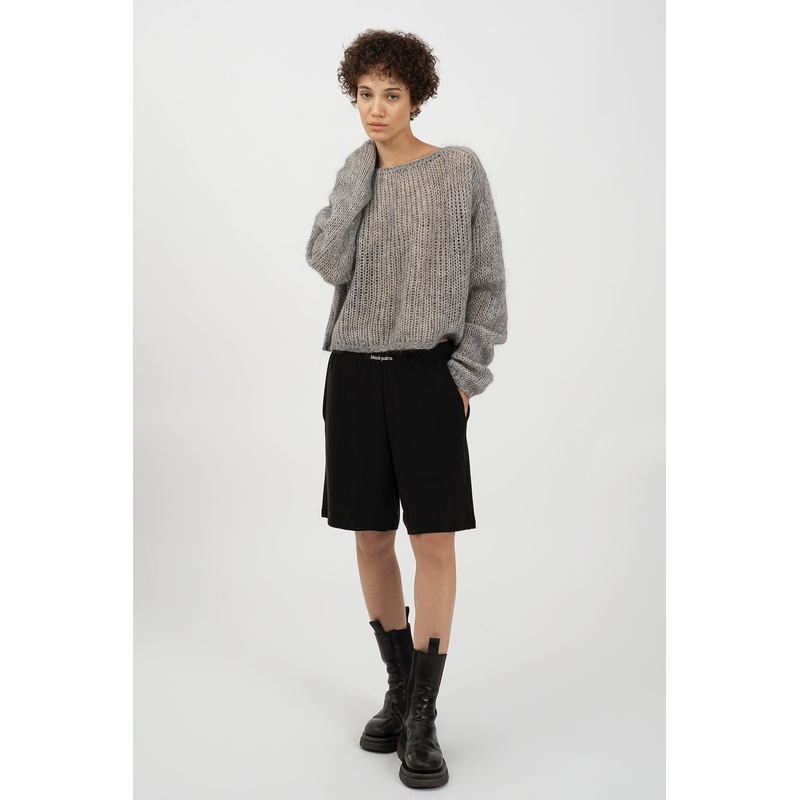 STEPHL Cropped Sweater Light Grey S/M