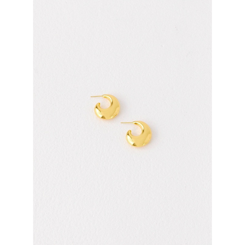 Bare Essentials Earrings – Gold Gold One Size