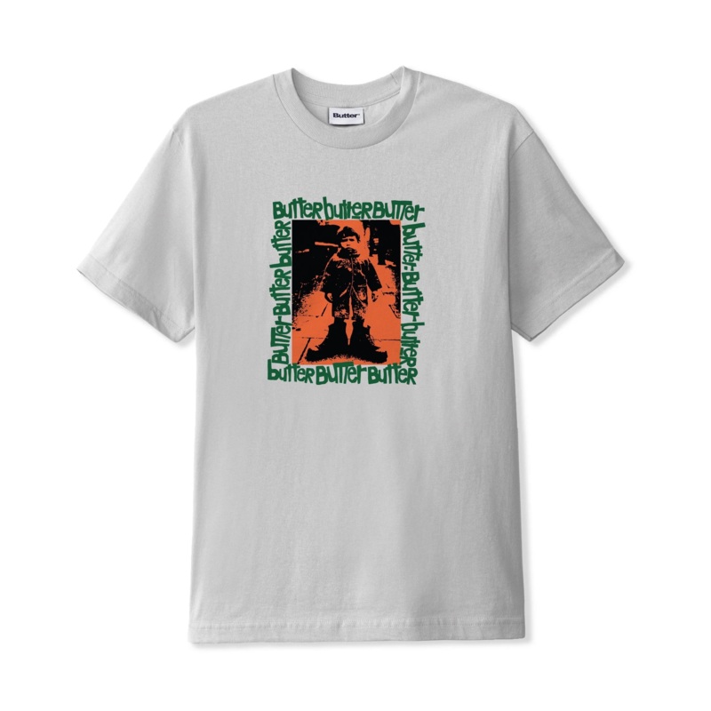 Stolen Boots Tee, Cement S