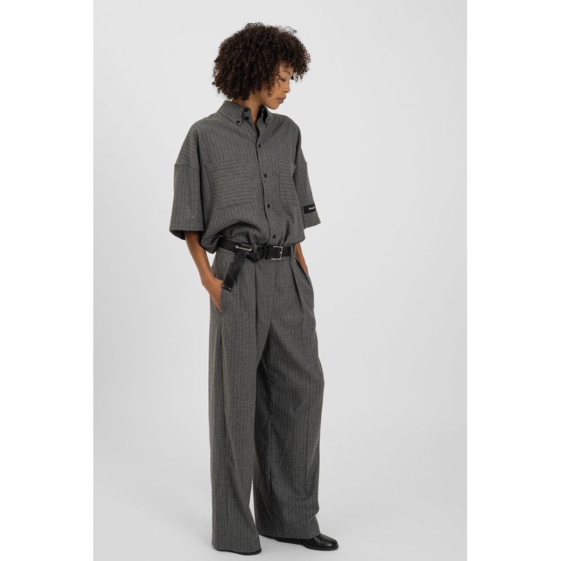 BENJA Flares Pinstripe Grey XS
