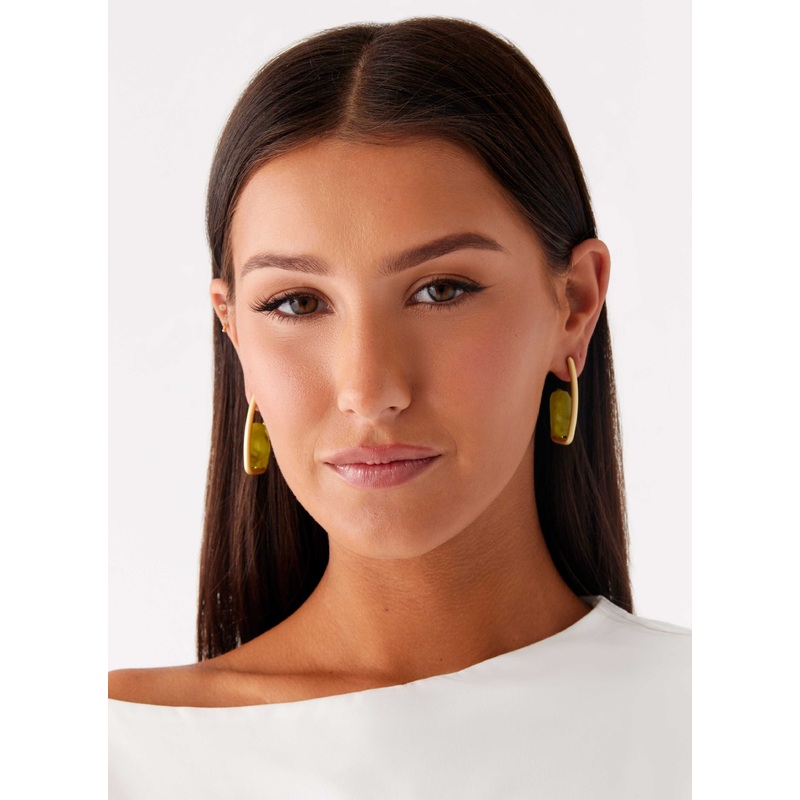 Cali Shore Earrings – Green Green One Size