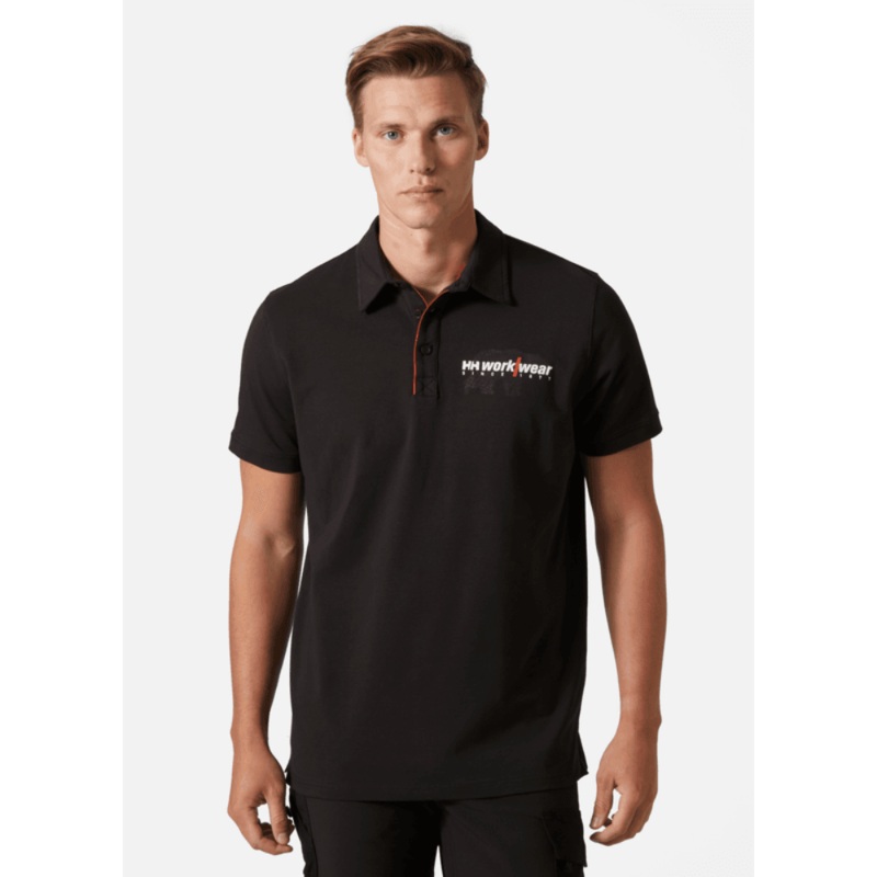 Helly Hansen 79260 HHWW Graphic Polo Black S