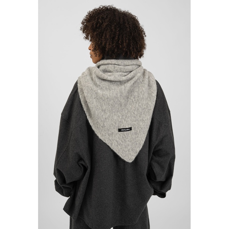 TRIANGLE Maxi Scarf Light Grey OneSize