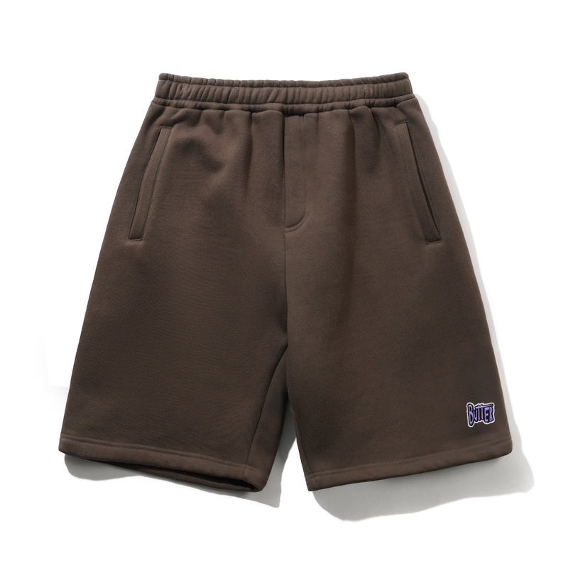Sketch Fleece Shorts, Brown XS Brown