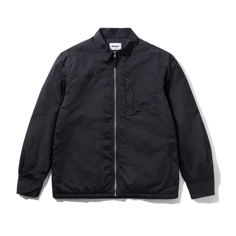 Terrain Insulated Overshirt, Black S Black