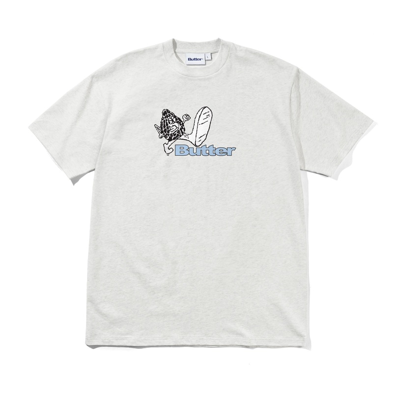 Steppin’ Logo Tee, Ash S Ash