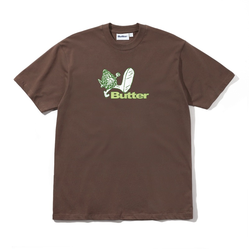 Steppin’ Logo Tee, Brown S Brown