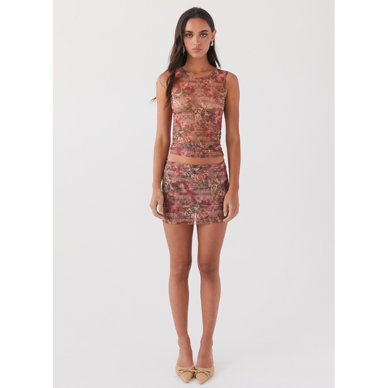 Love Child Mesh Mini Skirt – Palais Floral Palais Floral US 0