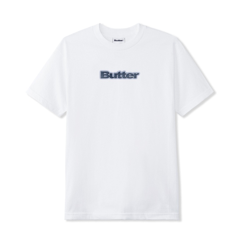 Water Logo Tee, White S