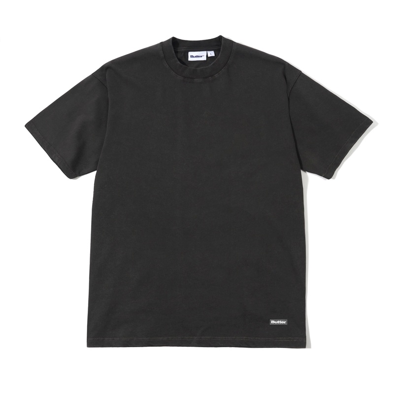 Basic Tee, Washed Black S Washed Black