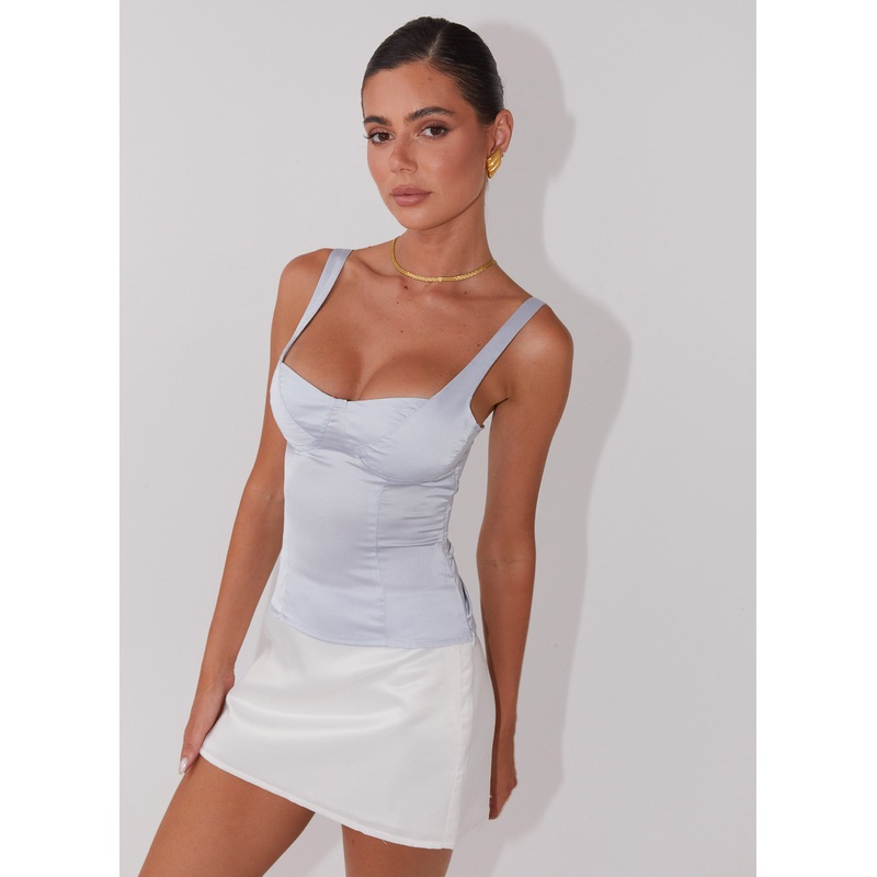 Alissa Bustier Top – Arctic Blue Arctic Blue US 0