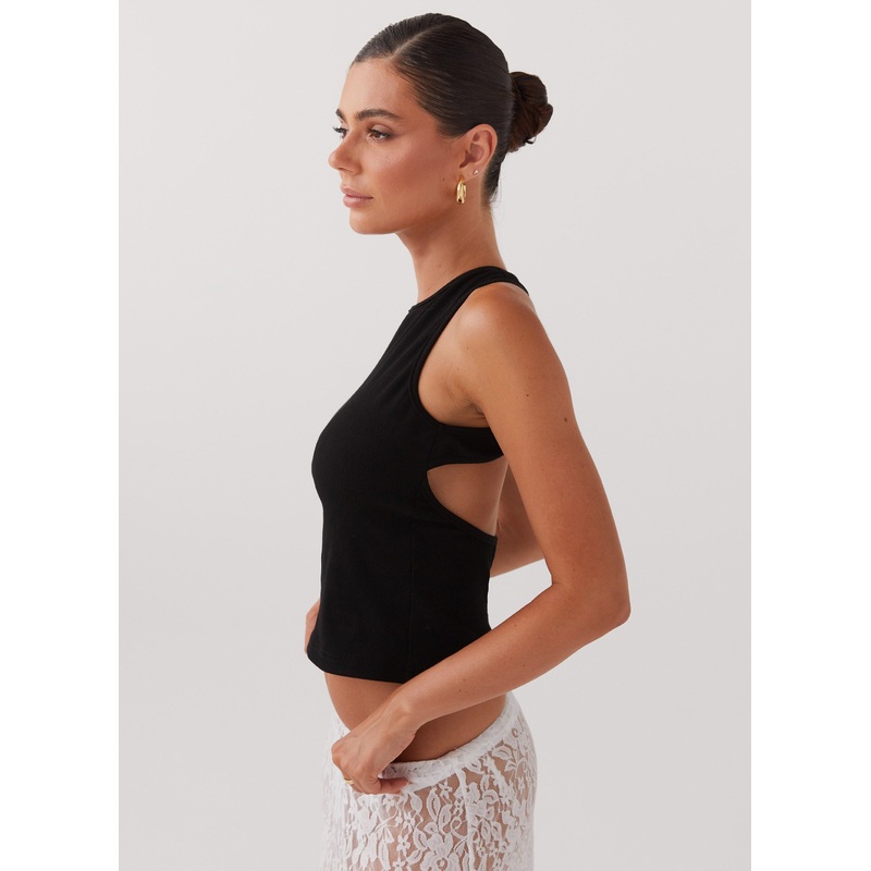 Alice Cut Out Tank Top – Black Black US 0