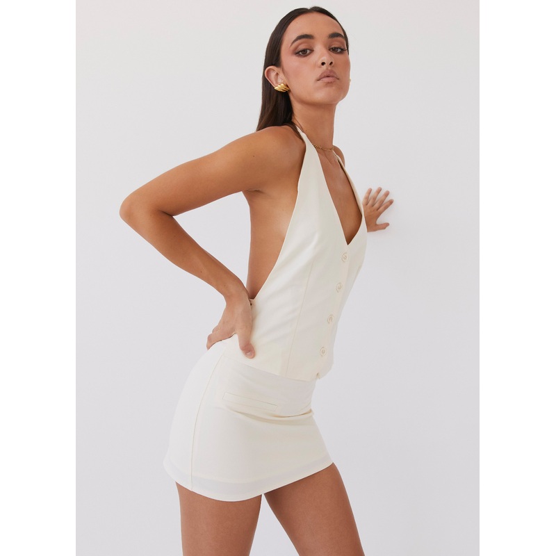 Sarah Mini Skirt – Ivory Ivory US 0