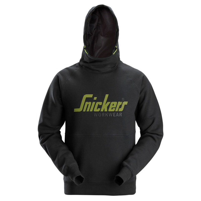 Snickers 2845 Logo Hoodie Black 2XL