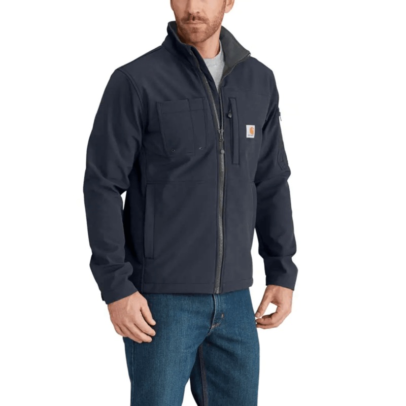 Carhartt 102703 Rough Cut Soft Shell Work Jacket BLACK 2XL