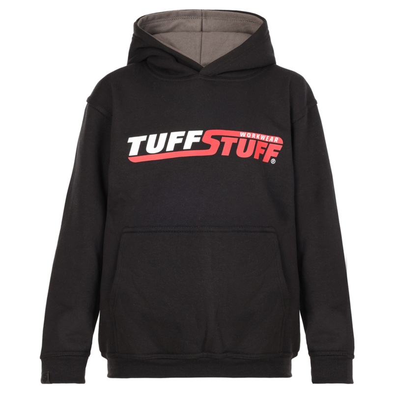 TuffStuff 199 Junior Logo Hoodie BLACK 11-12
