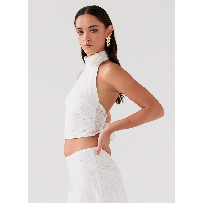 Alice In Love Rose Top – White White US 0