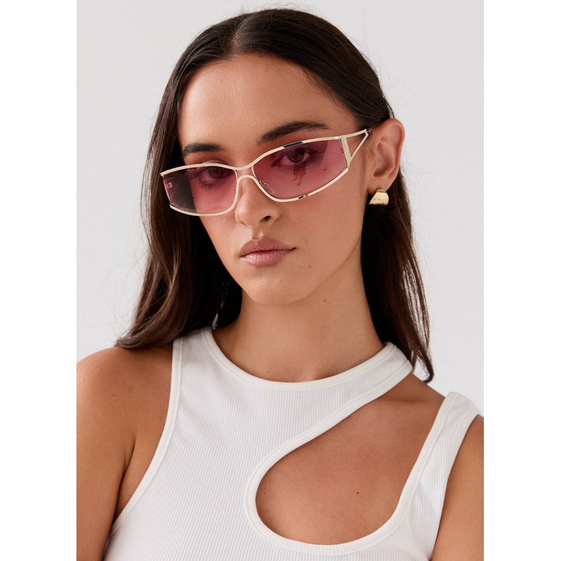 Jovie Sunglasses – Pink Pink One Size