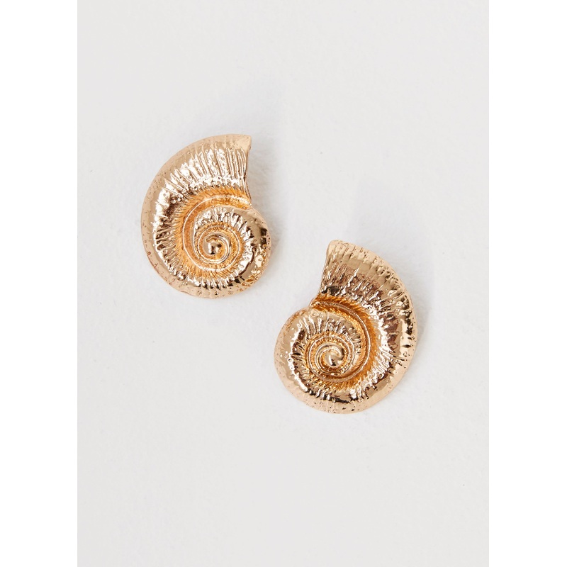 Beachcomber Earrings – Gold Gold One Size