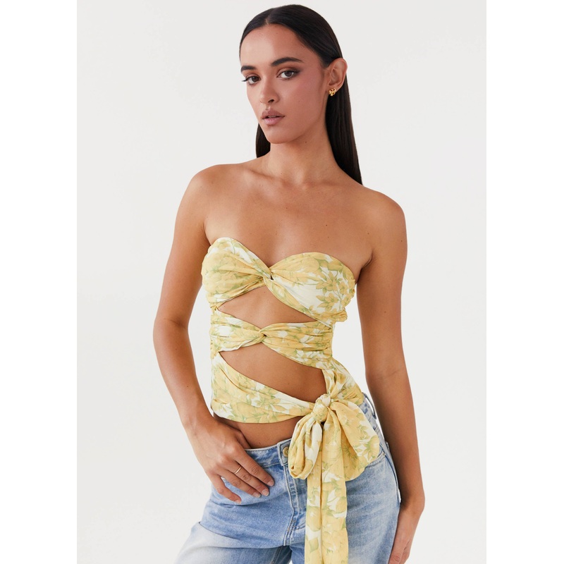 Sunlight Cascade Top – Daffodil Daffodil US 0