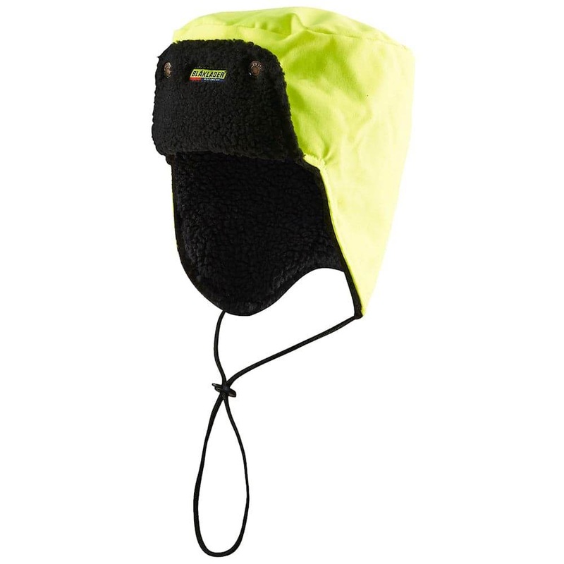 Blaklader 2015 Hi-Vis Pile Lined Winter Cap Hat Ear Flaps Hi-vis yellow 20′