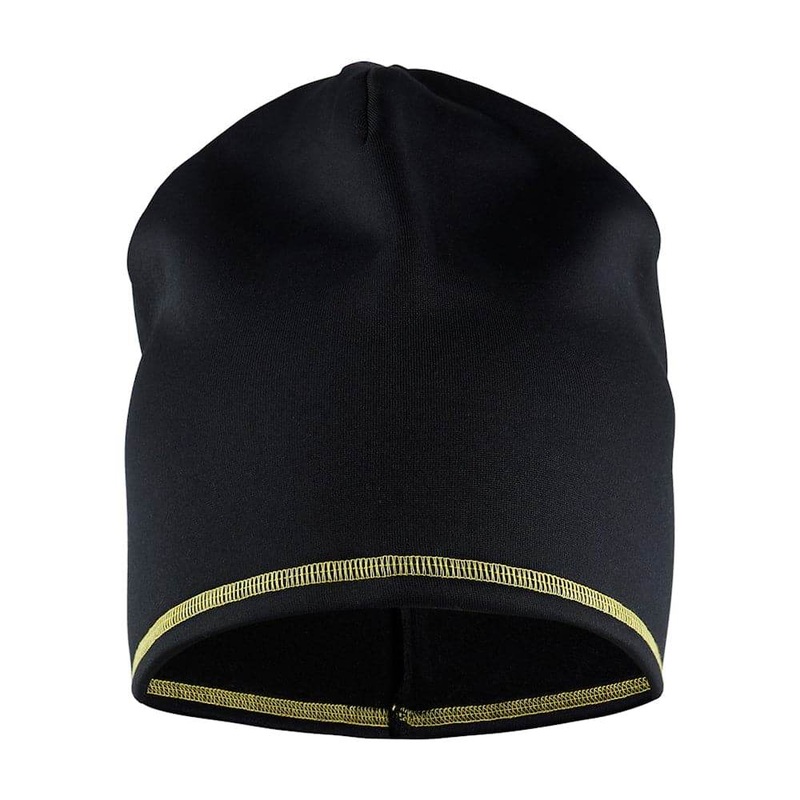 Blaklader 2023 Fleece Beanie Hat Black/Yellow One size