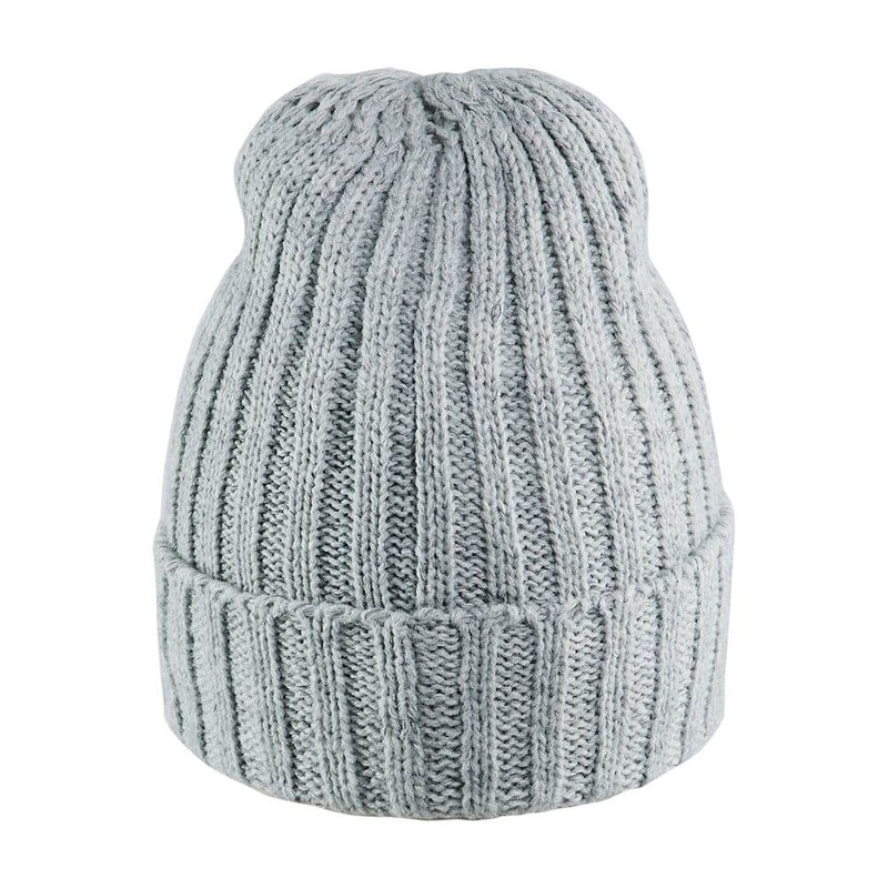 Blaklader 2027 Reflective Knit Chunky Beanie Grey melange One size