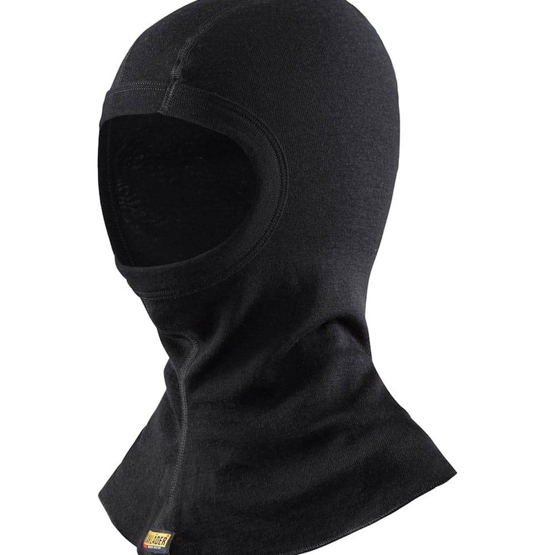 Blaklader 2033 Merino Wool Under Helmet Balaclava Black One size