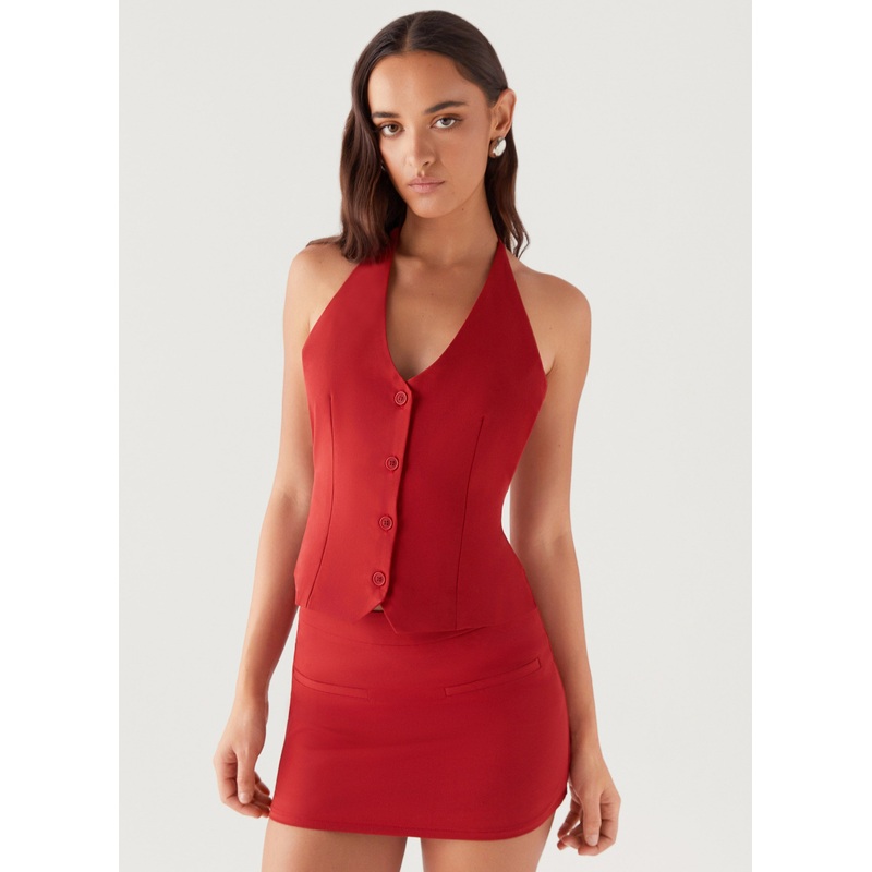 Sarah Mini Skirt – Ruby Red Ruby Red US 0