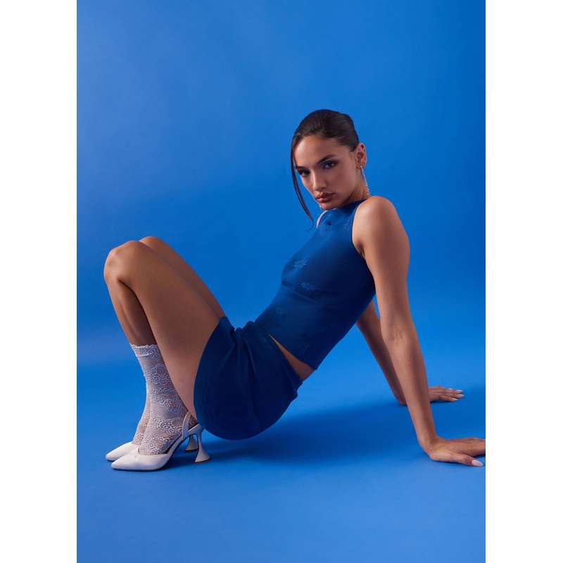 Holly Knit Mini Skirt – Cobalt Cobalt XXS-XS