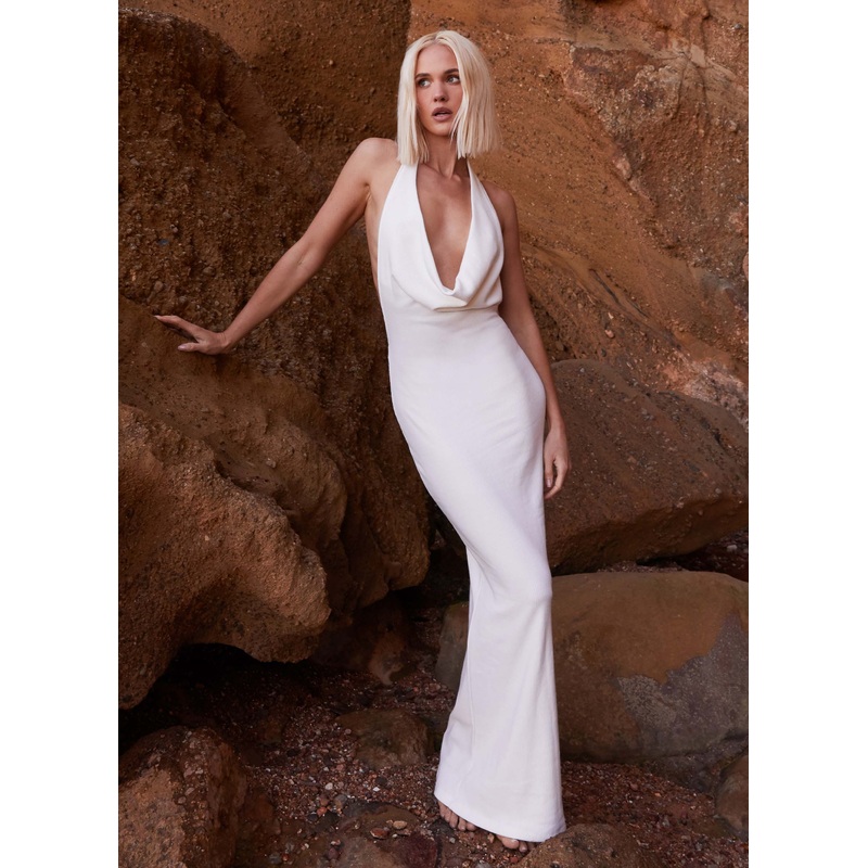 Anella Maxi Dress – White White US 0