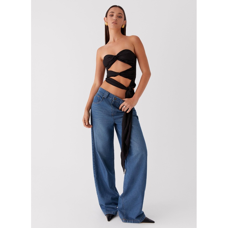 Sunlight Cascade Top – Black Black US 0