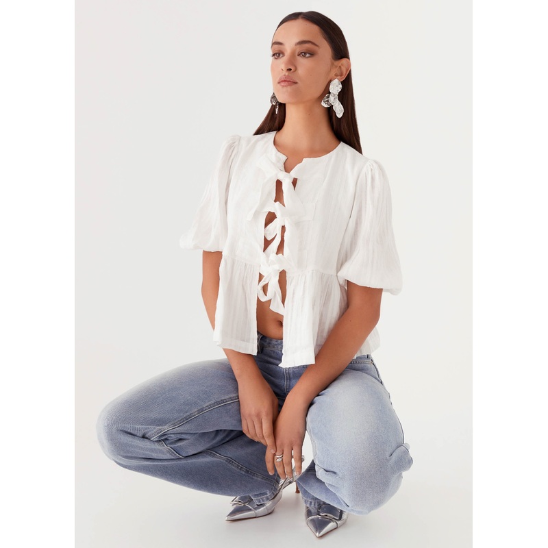 Western Wind Tie Top – White White US 0