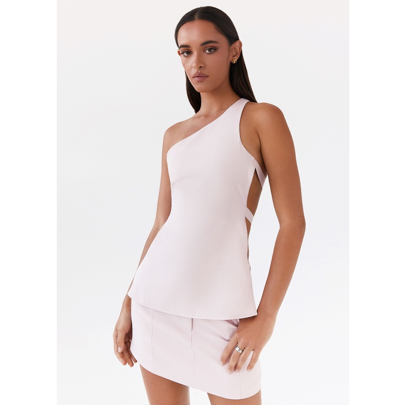 Zeina Suiting Mini Skirt – Pink Pink US 0