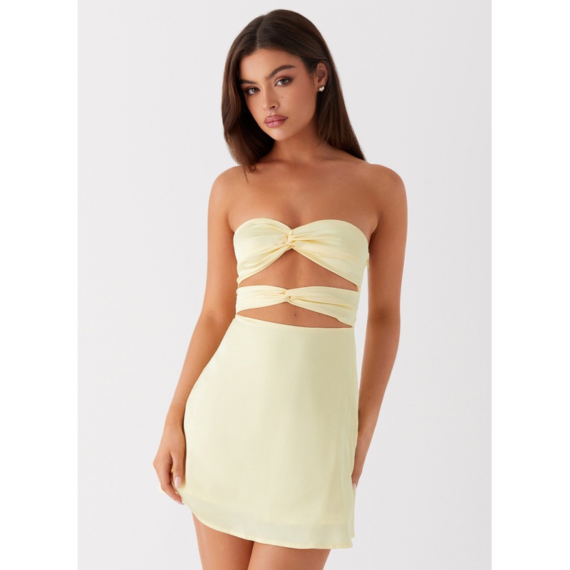 Tianna Mini Dress – Yellow Yellow US 0