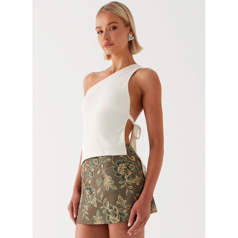 Tonnie Floral Mini Skirt – Brown Floral Brown Floral US 0