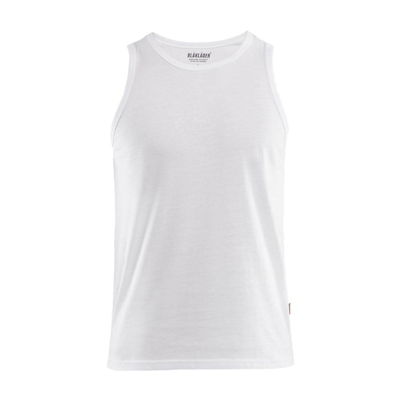 Blaklader 3511 Tank Top Vest T-Shirt White XS
