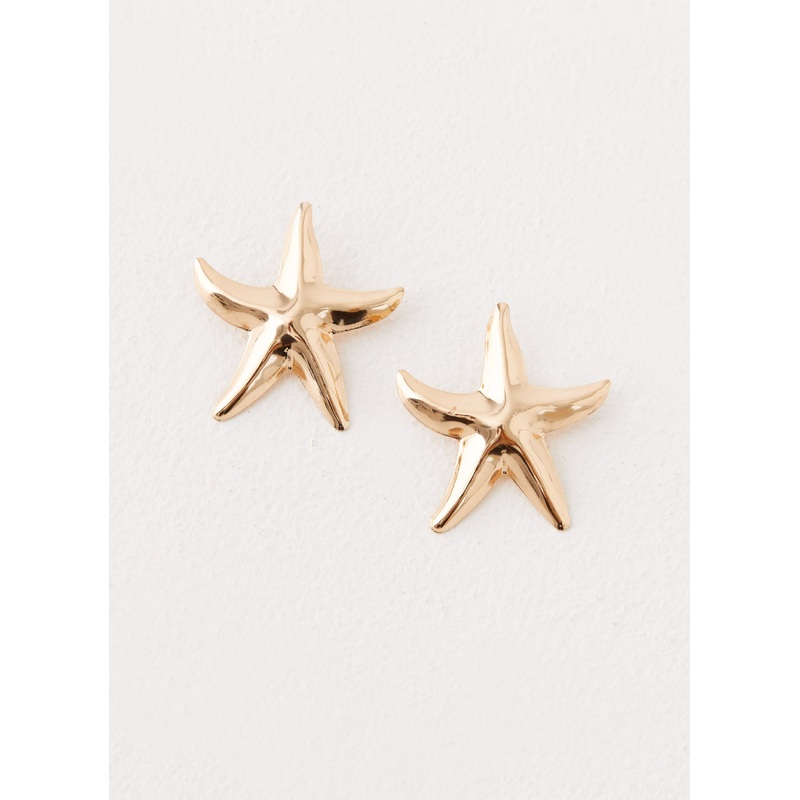 Hidden Treasure Earrings – Gold Gold One Size