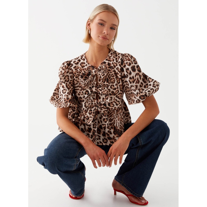 Western Wind Tie Top – Leopard Leopard US 0