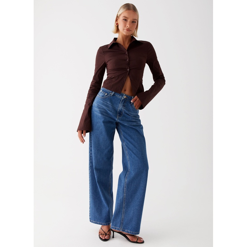 Keanna Low Rise Jeans – Indigo Indigo US 0