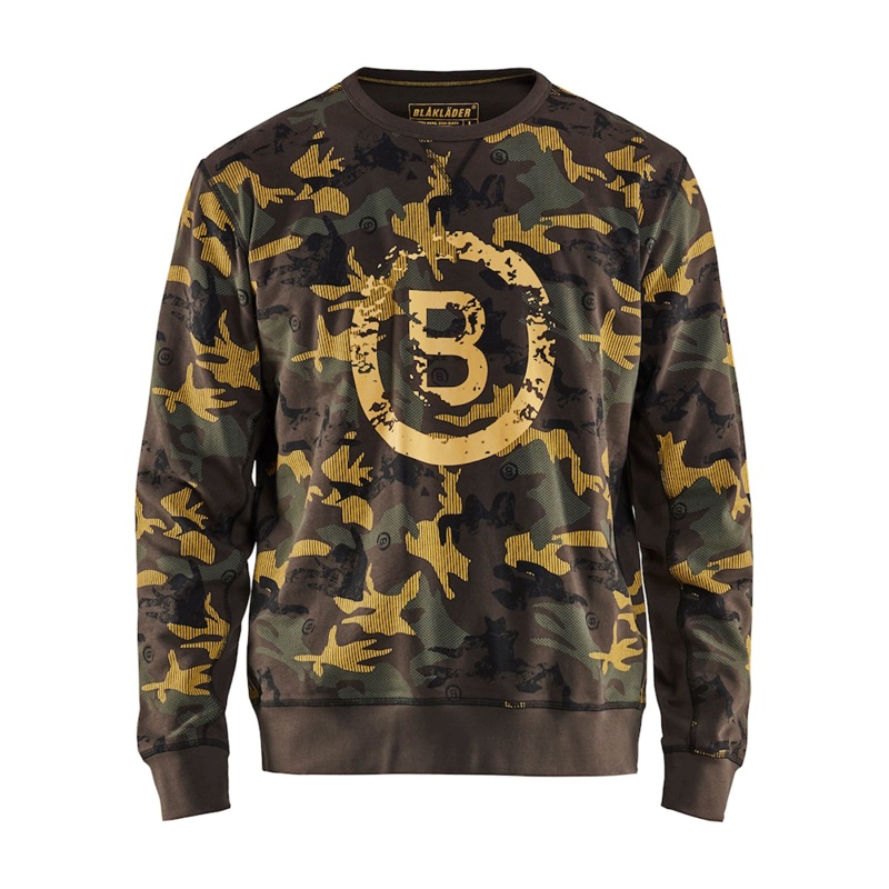 Blaklader 9408 Limited Edition Sweatshirt Dark Olive Green/Black L