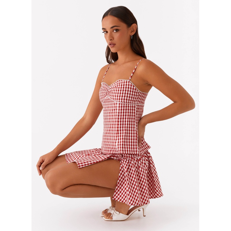 Bellamy Top – Red Gingham Red Gingham US 0