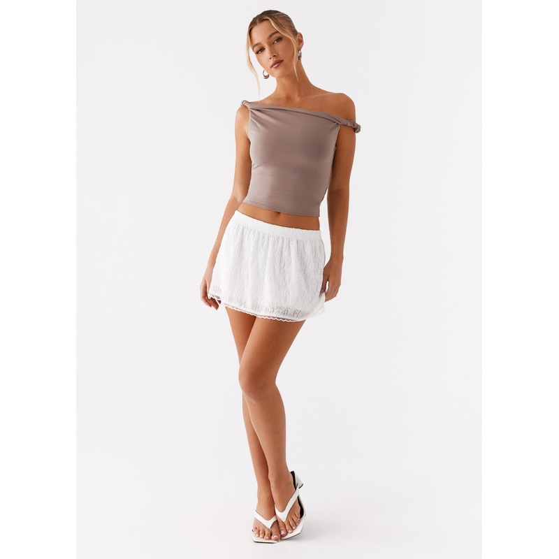 Korra Mini Skirt – White White US 0