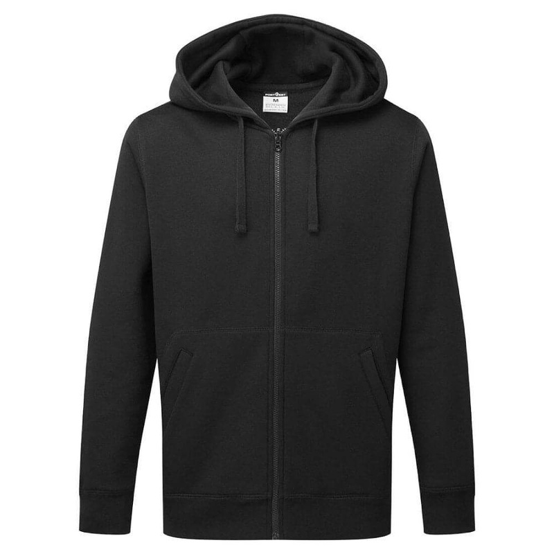 PORTWEST B312 ZIPPED HOODIE Black Large