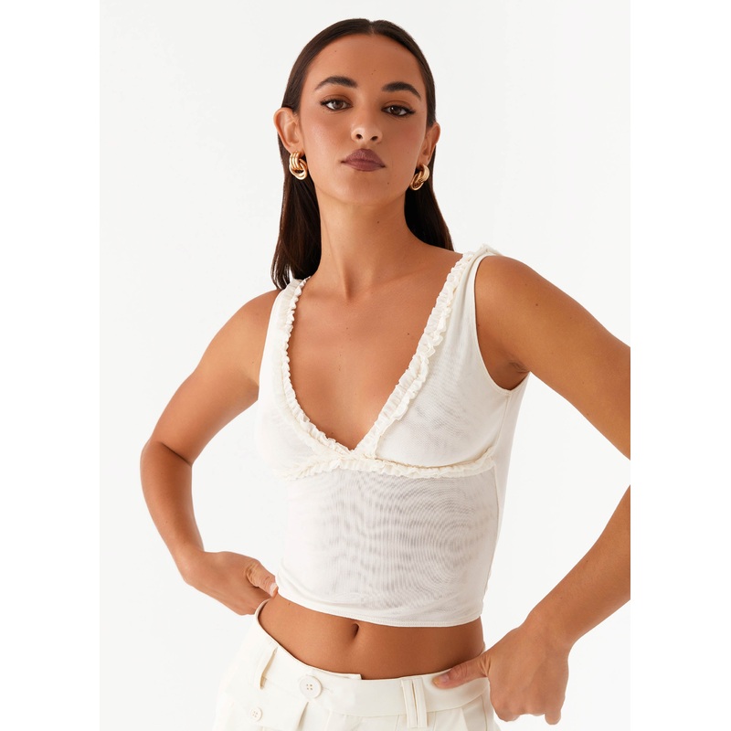 Summer Loving Top – Ivory Ivory US 0